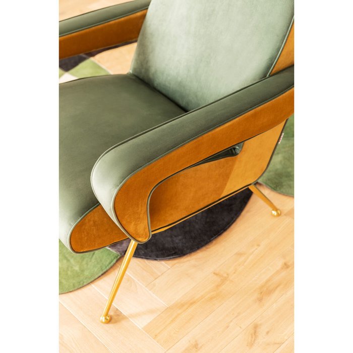 Кресло Luna зеленого цвета - лучшие Интерьерные кресла в INMYROOM