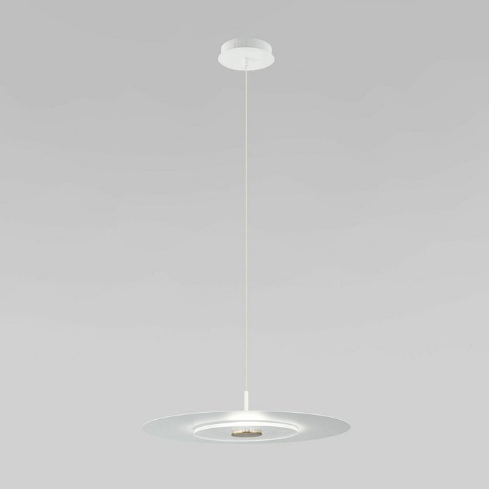 ПОДВЕСНОЙ СВЕТИЛЬНИК С МЕТАЛЛИЧЕСКИМ ПЛАФОНОМ 40031/1 LED / белый Kontur