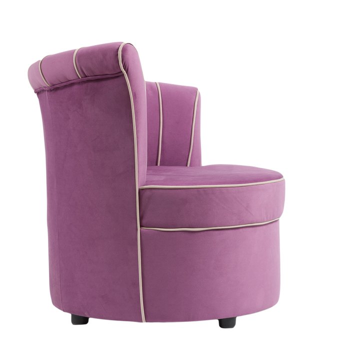 Кресло Shell сиреневого цвета - лучшие Интерьерные кресла в INMYROOM