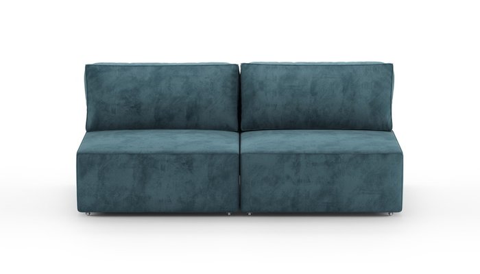 Прямой диван-кровать Модульный темно-зеленого цвета