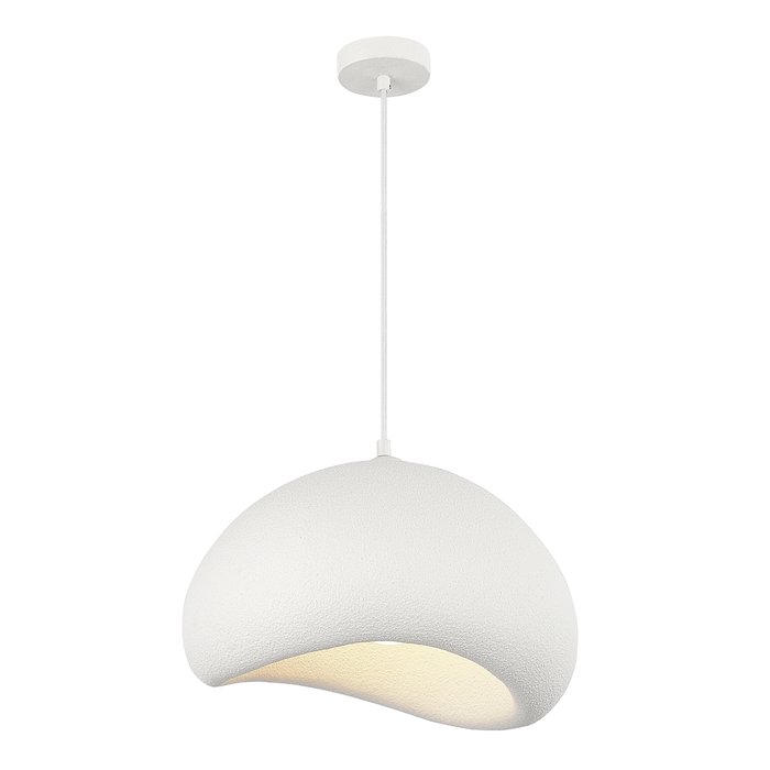 Светильник подвесной ST-Luce белый/белый E27 1*60W WABI SABI - лучшие Шинопровод в INMYROOM Светильник подвесной ST-Luce белый/белый E27 1*60W WABI SABI - лучшие Шинопровод в INMYROOM