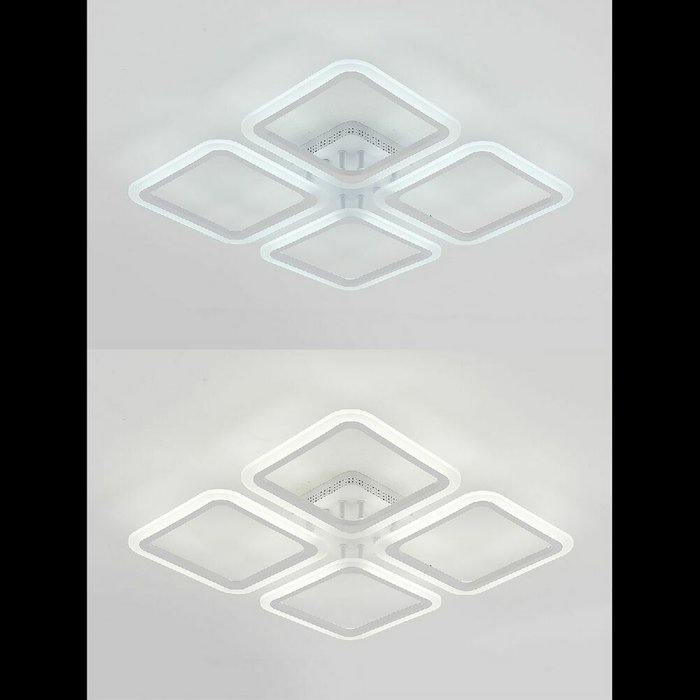 Потолочная люстра SIMPLY LED LAMPS 81400 (акрил, цвет белый) - лучшие Потолочные люстры в INMYROOM