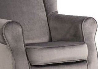 Кресло Baron серого цвета - купить Интерьерные кресла по цене 46819.0