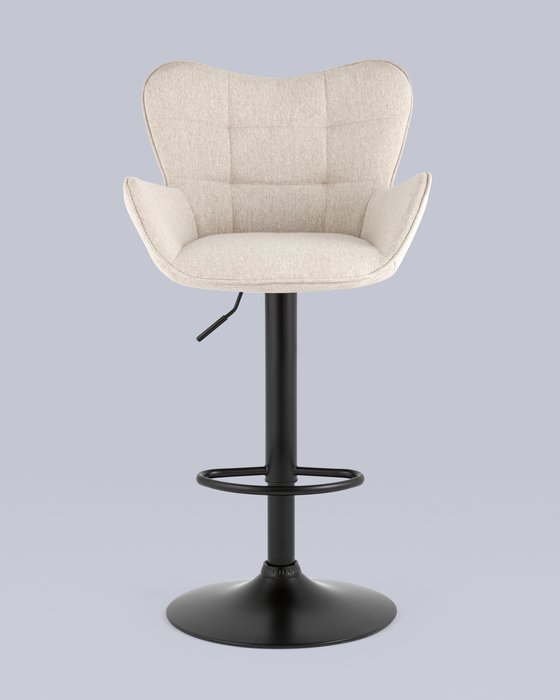 Стул барный Гранд серо-бежевого цвета - купить Барные стулья по цене 8990.0