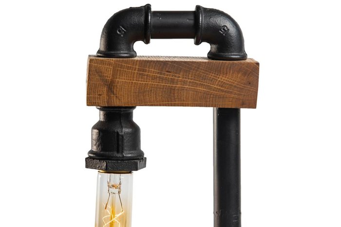 Настольный светильник в стиле лофт Soldier из стальных труб - лучшие Рабочие лампы в INMYROOM