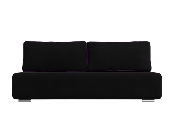 Прямой диван-кровать Уно черного цвета - купить Прямые диваны по цене 29999.0