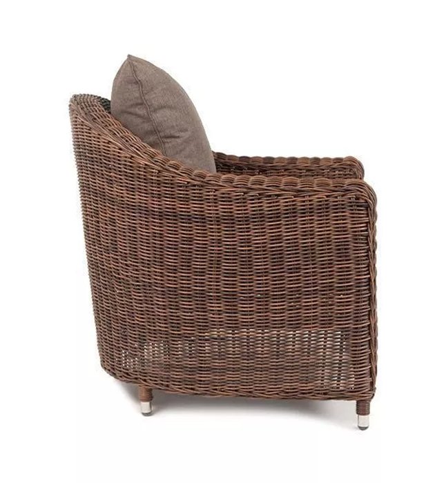 Кресло Кон Панна коричневого цвета - купить Садовые кресла по цене 44715.0
