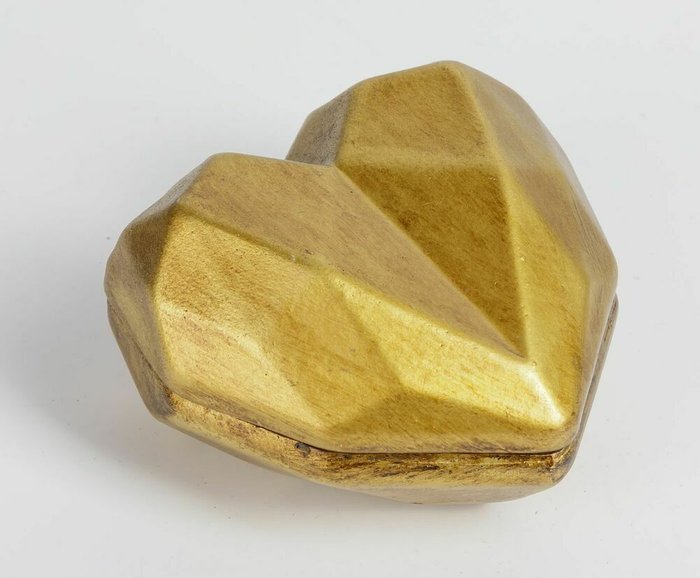 Шкатулка из полисмолы золотого цвета - купить Шкатулки по цене 1332.0