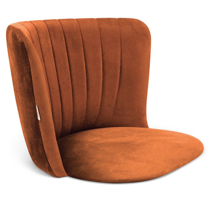 Стул барный intercrus коричневого цвета на черных ножках - купить Барные стулья по цене 11550.0