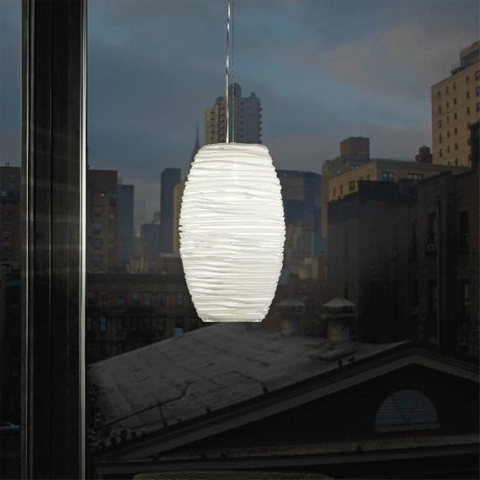 Подвесной светильник Vistosi DAMASCO с плафоном из стекла прозрачного цвета