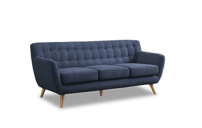 Диван Copenhagen синего цвета - лучшие Прямые диваны в INMYROOM
