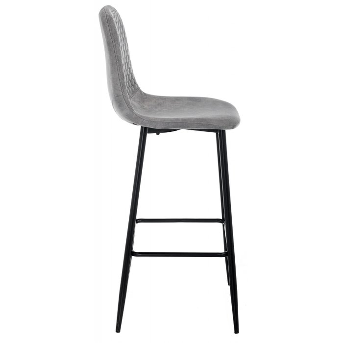 Барный стул Drop black grey серого цвета - лучшие Барные стулья в INMYROOM