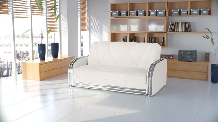 Диван-кровать Андвари L молочного цвета  - купить Прямые диваны по цене 74800.0