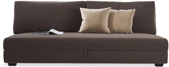 Прямой диван-кровать Forest коричневого цвета - лучшие Прямые диваны в INMYROOM