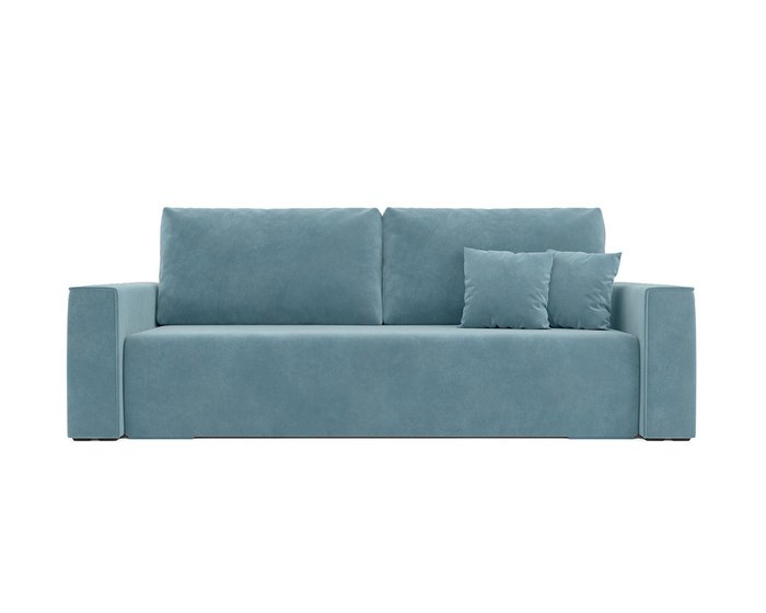 Диван-кровать Манхэттен Luna голубого цвета - купить Прямые диваны по цене 40590.0