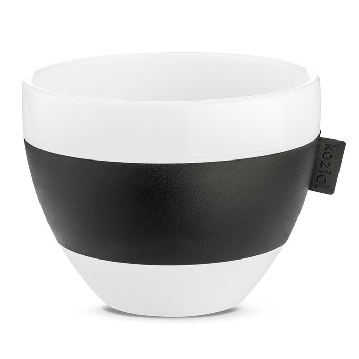 Чашка с термоэффектом Aroma чёрно-белого цвета 