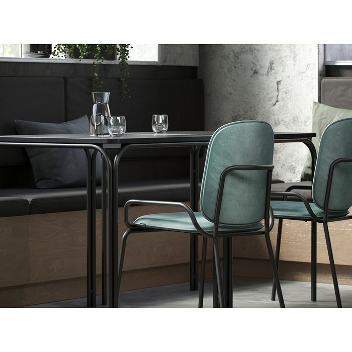 Стол обеденный Ror черного цвета - лучшие Обеденные столы в INMYROOM