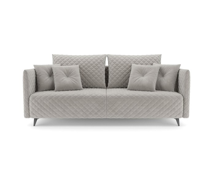 Прямой диван-кровать Вашингтон светло-бежевого цвета - купить Прямые диваны по цене 43690.0