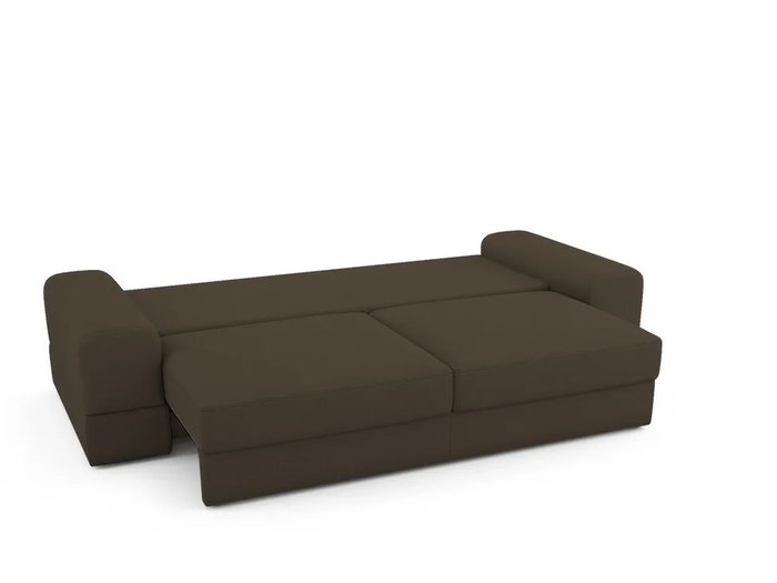 Диван-кровать Elke темно-коричневого цвета - купить Прямые диваны по цене 63500.0