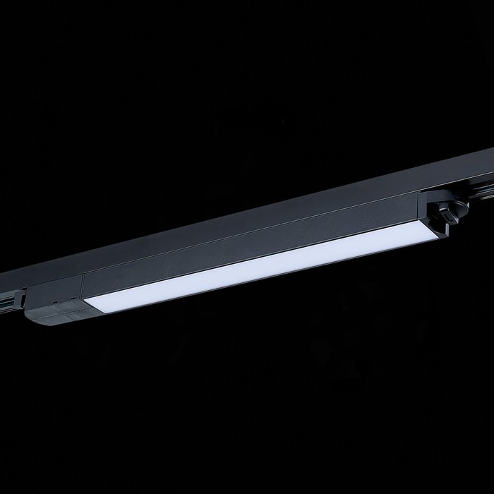 Однофазная трековая система черного цвета - лучшие Трековые светильники в INMYROOM