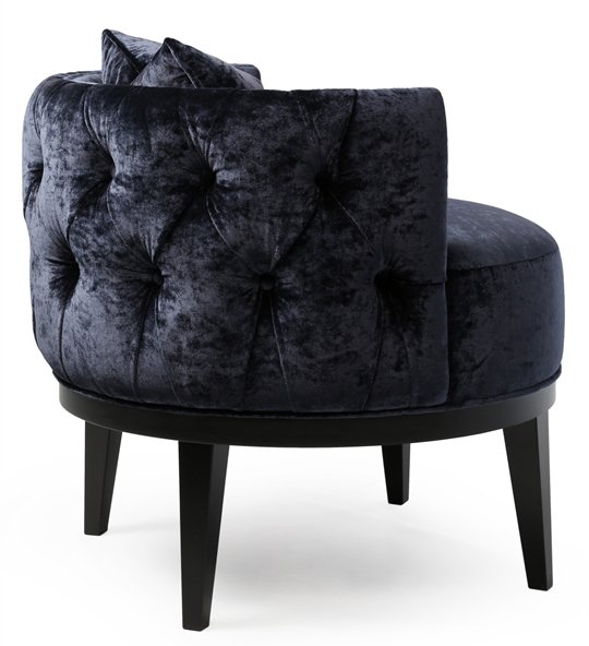 Кресло Monroe темно-синего цвета - лучшие Интерьерные кресла в INMYROOM