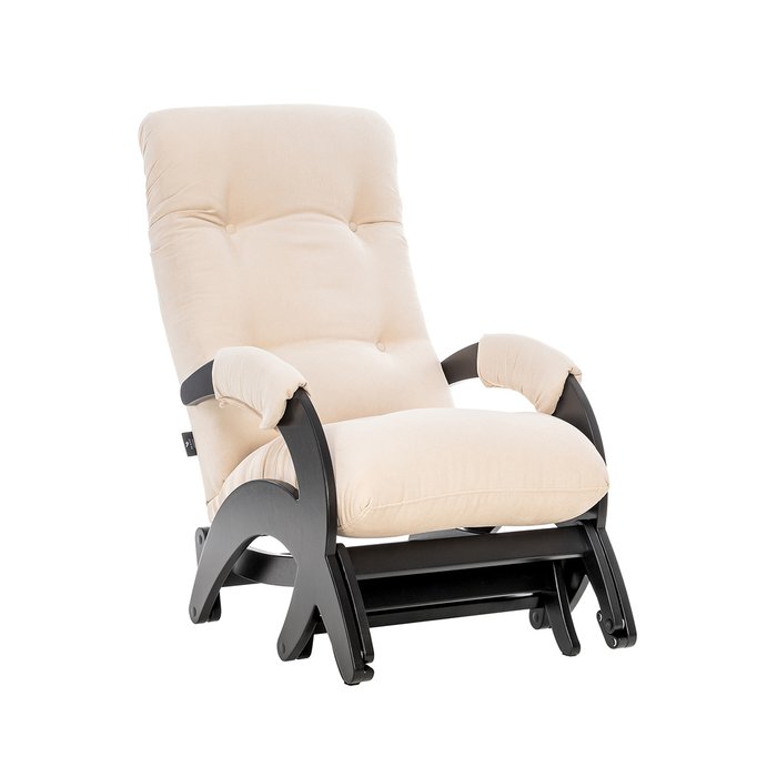 Кресло-глайдер Старк черно-бежевого цвета - лучшие Интерьерные кресла в INMYROOM