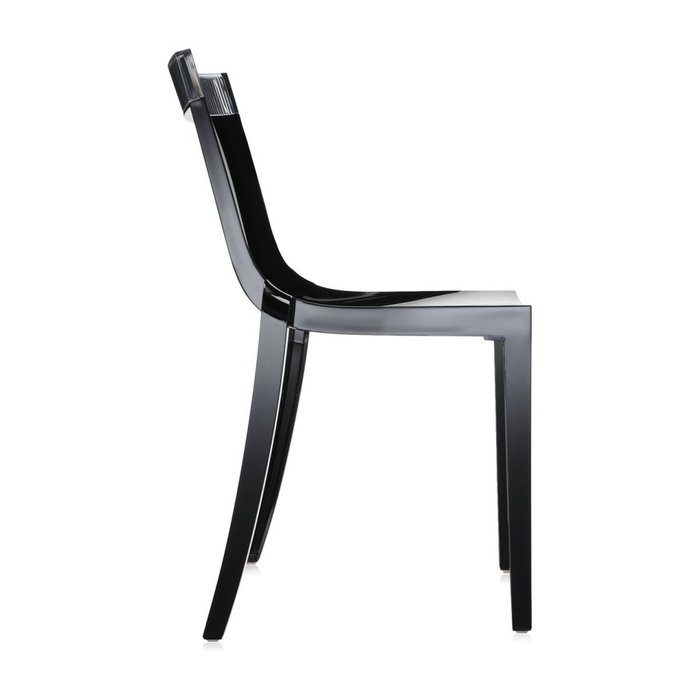 Стул Hi-Cut черного цвета с серой вставкой  - лучшие Обеденные стулья в INMYROOM