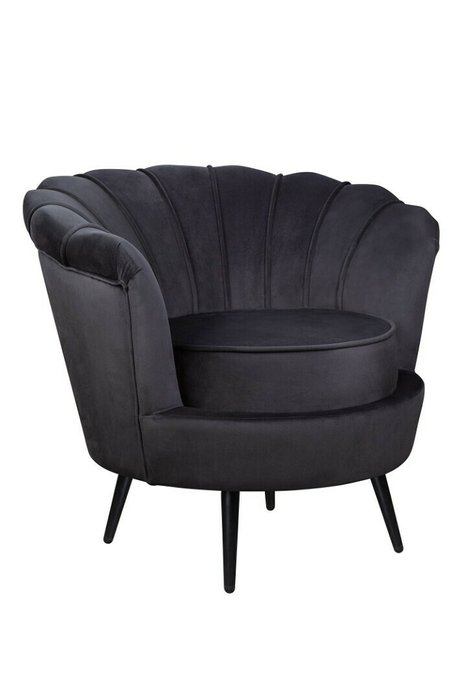 Кресло Pearl черного цвета