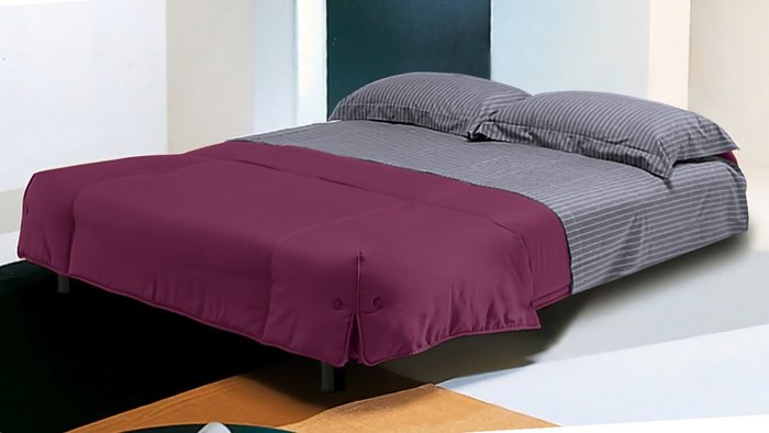 Диван-кровать Генуя фиолетового цвета - лучшие Прямые диваны в INMYROOM
