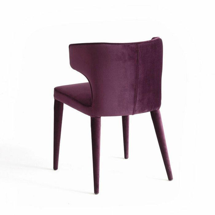 Кресло обеденное Favinie фиолетового цвета - лучшие Обеденные стулья в INMYROOM