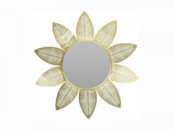Настенное зеркало Sunflower в раме золотого цвета Настенное зеркало Sunflower в раме золотого цвета
