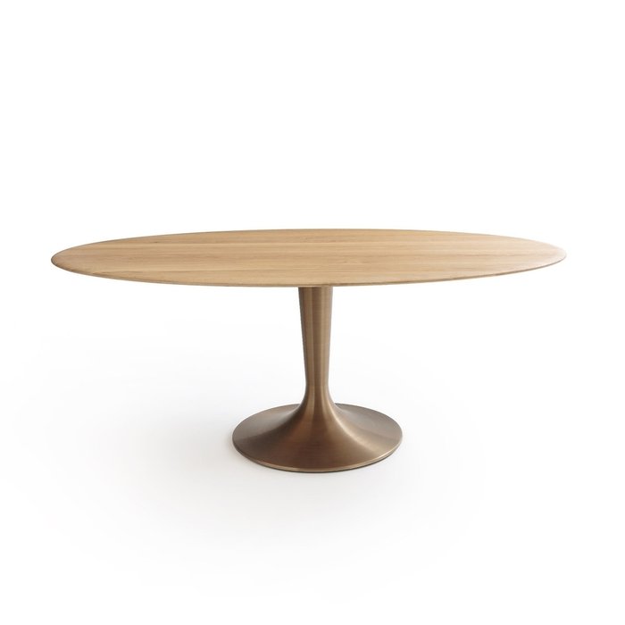 Обеденный стол Hisia бежевого цвета - купить Обеденные столы по цене 68375.0