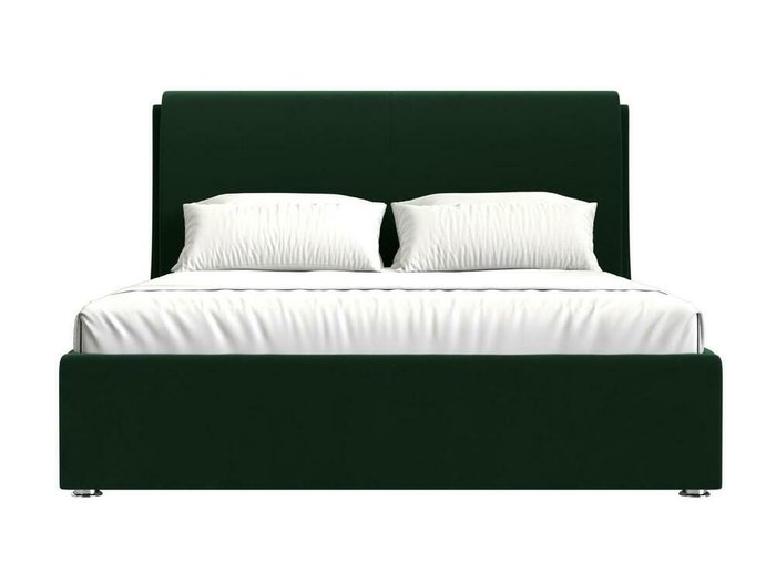 Кровать Принцесса 200х200 темно-зеленого цвета с подъемным механизмом - купить Кровати для спальни по цене 99999.0