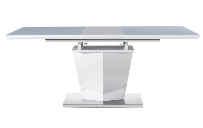 Раскладной обеденный стол Razi белого цвета - купить Обеденные столы по цене 59500.0