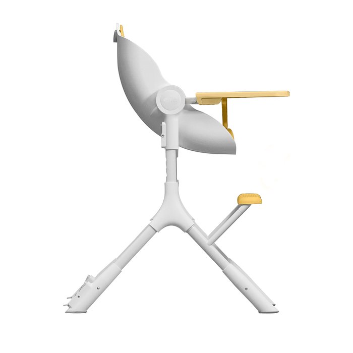 Стульчик для кормления Cocoon Oribel Z бело-желтого цвета  - лучшие Детские стулья в INMYROOM