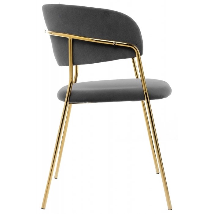 Стул Kamelia grey / gold серого цвета - купить Обеденные стулья по цене 6990.0