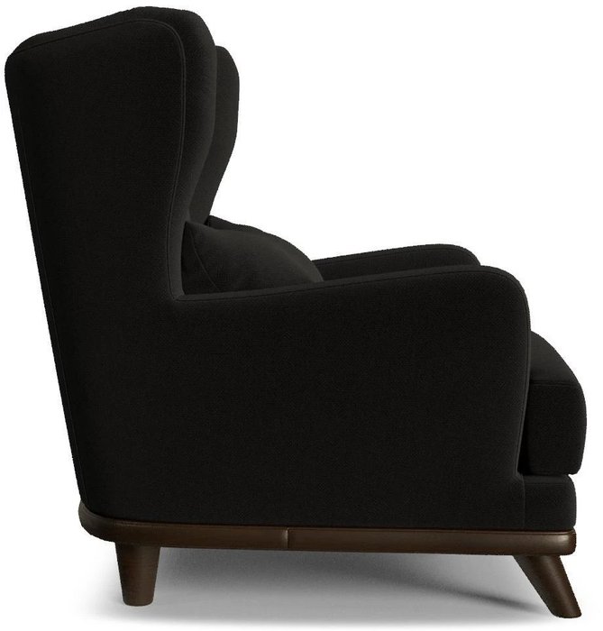 Кресло Роберт Блэк черного цвета - лучшие Интерьерные кресла в INMYROOM