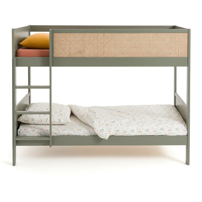 Двухъярусная кровать Caneo 90x190 зеленого цвета - купить Двухъярусные кроватки по цене 84909.0