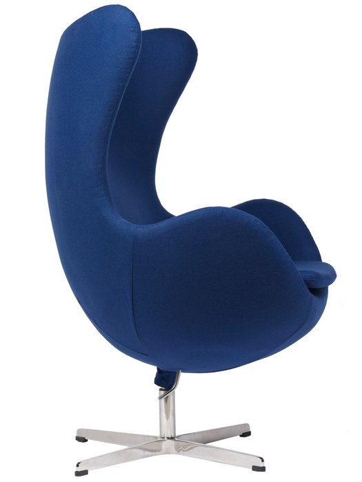 Кресло Egg Chair синего цвета - лучшие Интерьерные кресла в INMYROOM