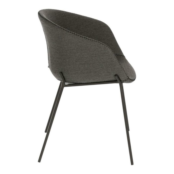 Стул-кресло Zadine dark grey темно-серого цвета - купить Обеденные стулья по цене 61990.0