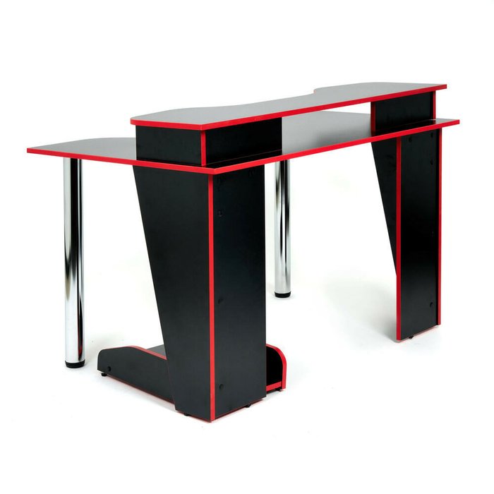 Стол компьютерный Strike черно-красного цвета - лучшие Письменные столы в INMYROOM