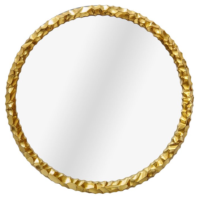 Настенное зеркало Алиот  в раме золотого цвета 
