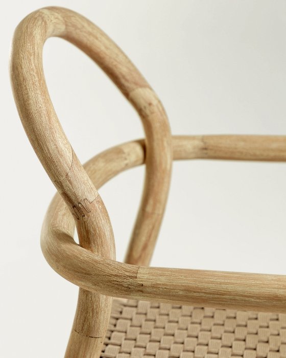 Стул Sheryl Beige из дерева с бежевым сиденьем - лучшие Обеденные стулья в INMYROOM