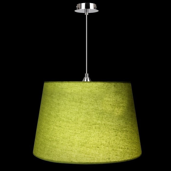 Подвесной светильник с абажуром зеленого цвета - купить Подвесные светильники по цене 1830.0