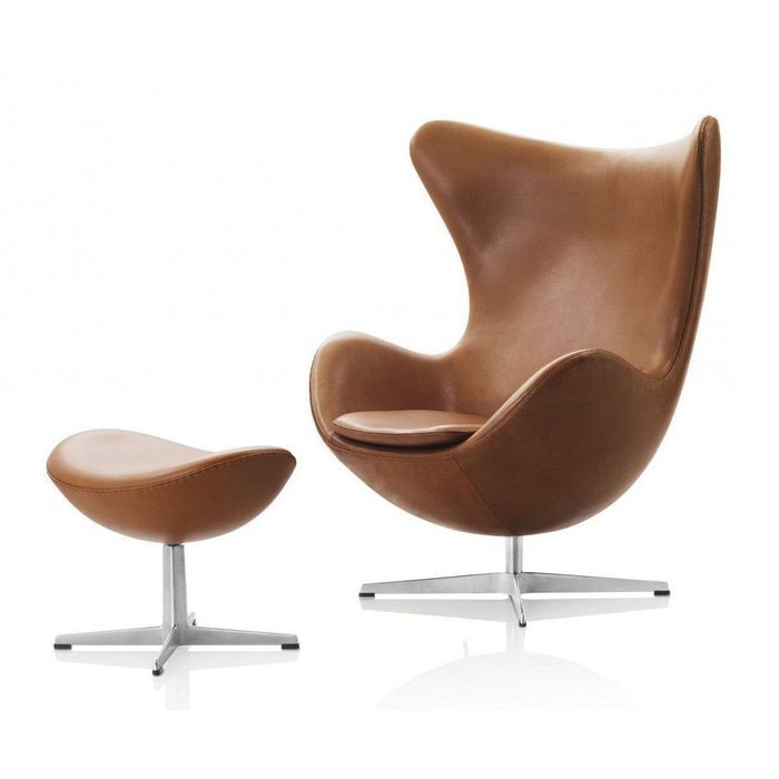 Кресло Egg темно-серое ткань - купить Интерьерные кресла по цене 39900.0