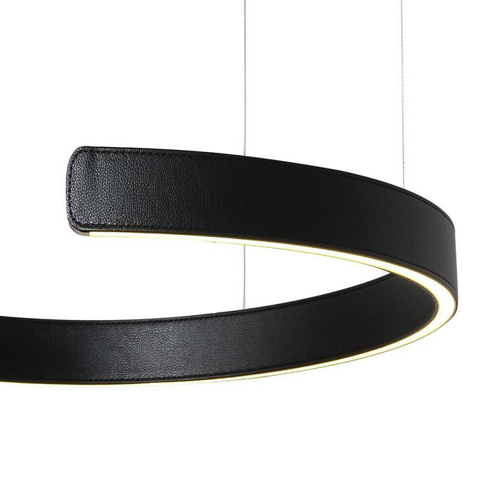 Подвесной светодиодный светильник Ring черного цвета - лучшие Подвесные светильники в INMYROOM