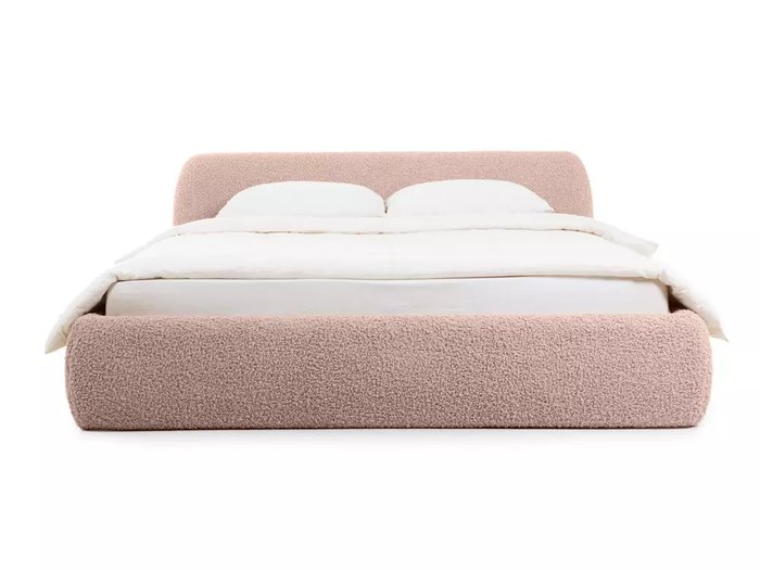 Кровать Sintra 160х200 розового цвета без подъемного механизма  - купить Кровати для спальни по цене 78300.0