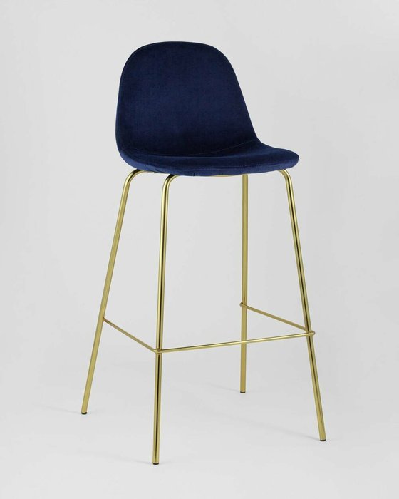 Стул барный Валенсия синего цвета - купить Барные стулья по цене 6177.0