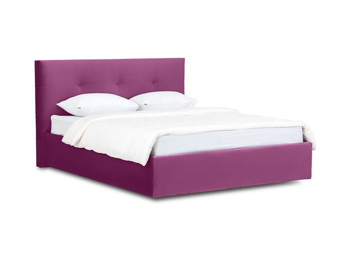 Кровать Queen Anna Lux 160х200 пурпурного цвета с подъемным механизмом  - купить Кровати для спальни по цене 54870.0