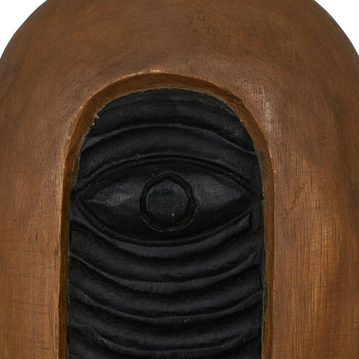 Декоративная фигура Коричневый Маска 17,5 x 10 x 50 cm - лучшие Фигуры и статуэтки в INMYROOM